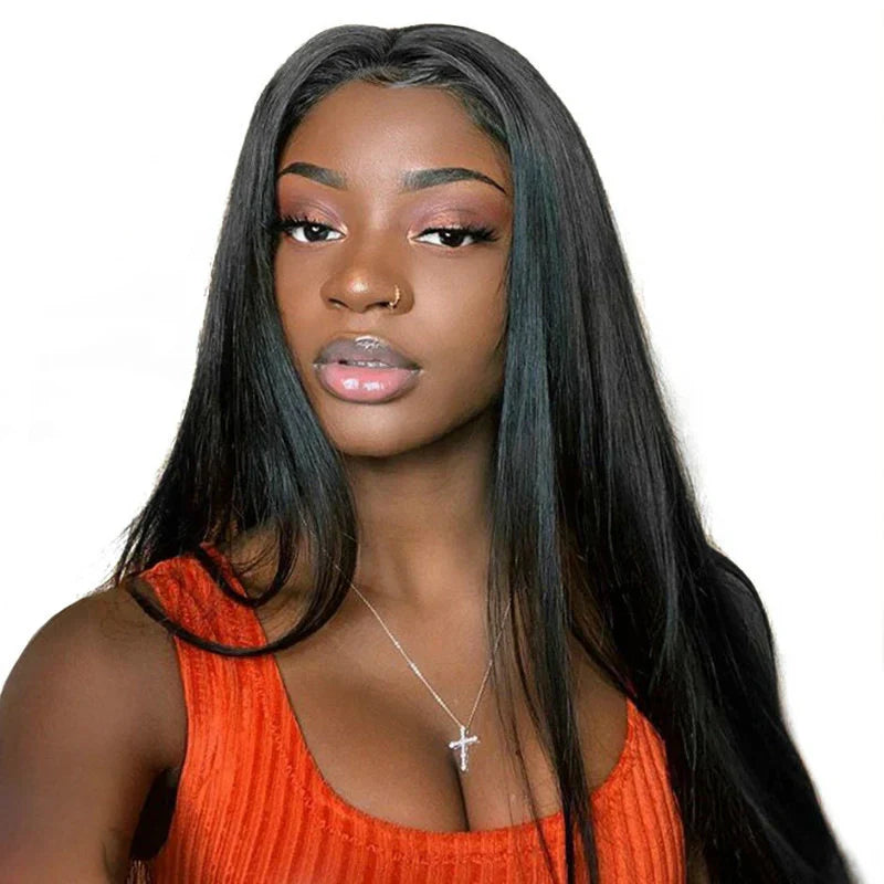 Wig Female Long Straight Hair Long Straight Wigs Africa Fashion Foreign Trade Real  Headgear