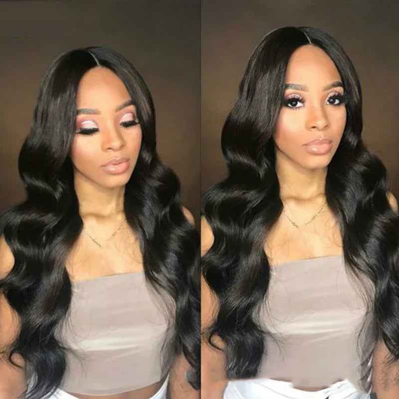 Big Wave Curly African Black Premium Human Hair Wigs