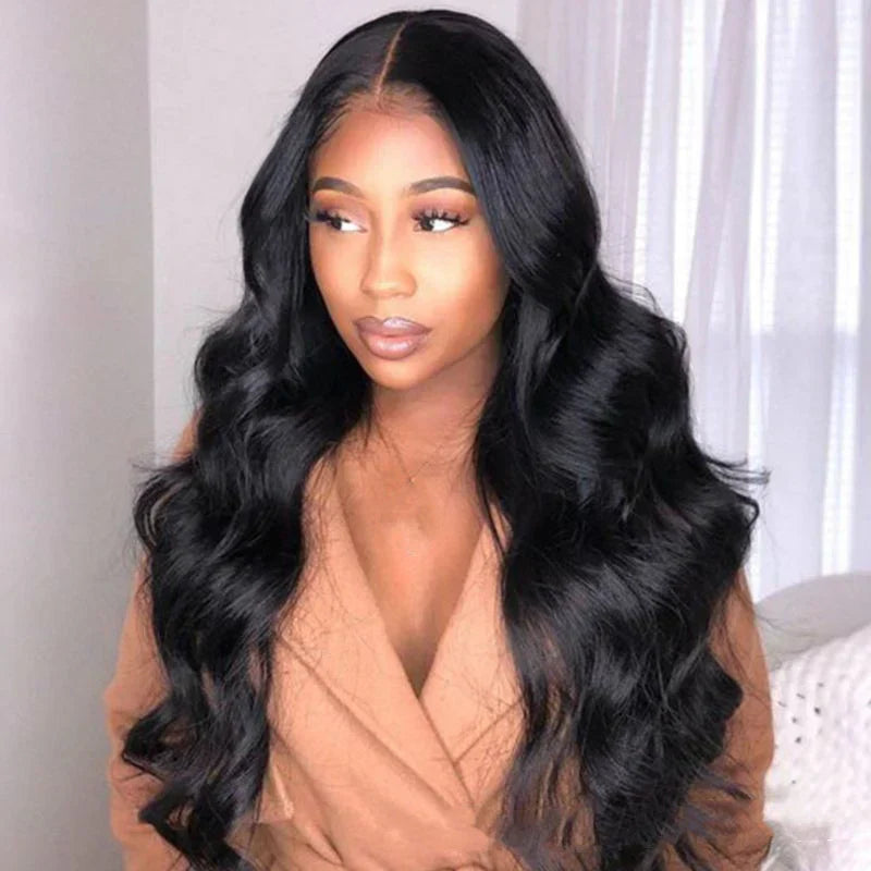 Big Wave Curly African Black Premium Human Hair Wigs