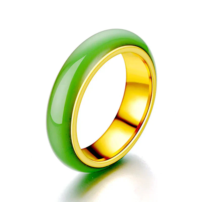 Titanium Steel Drop Oil Ring For Women