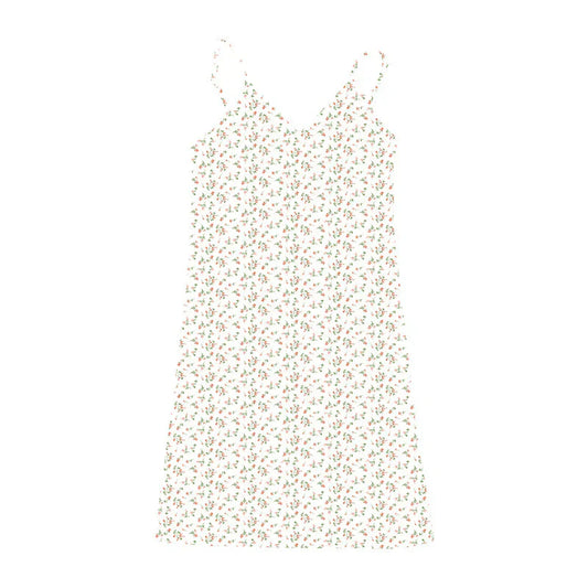 Women's Pure Desire Retro Print V-neck Suspender Dress