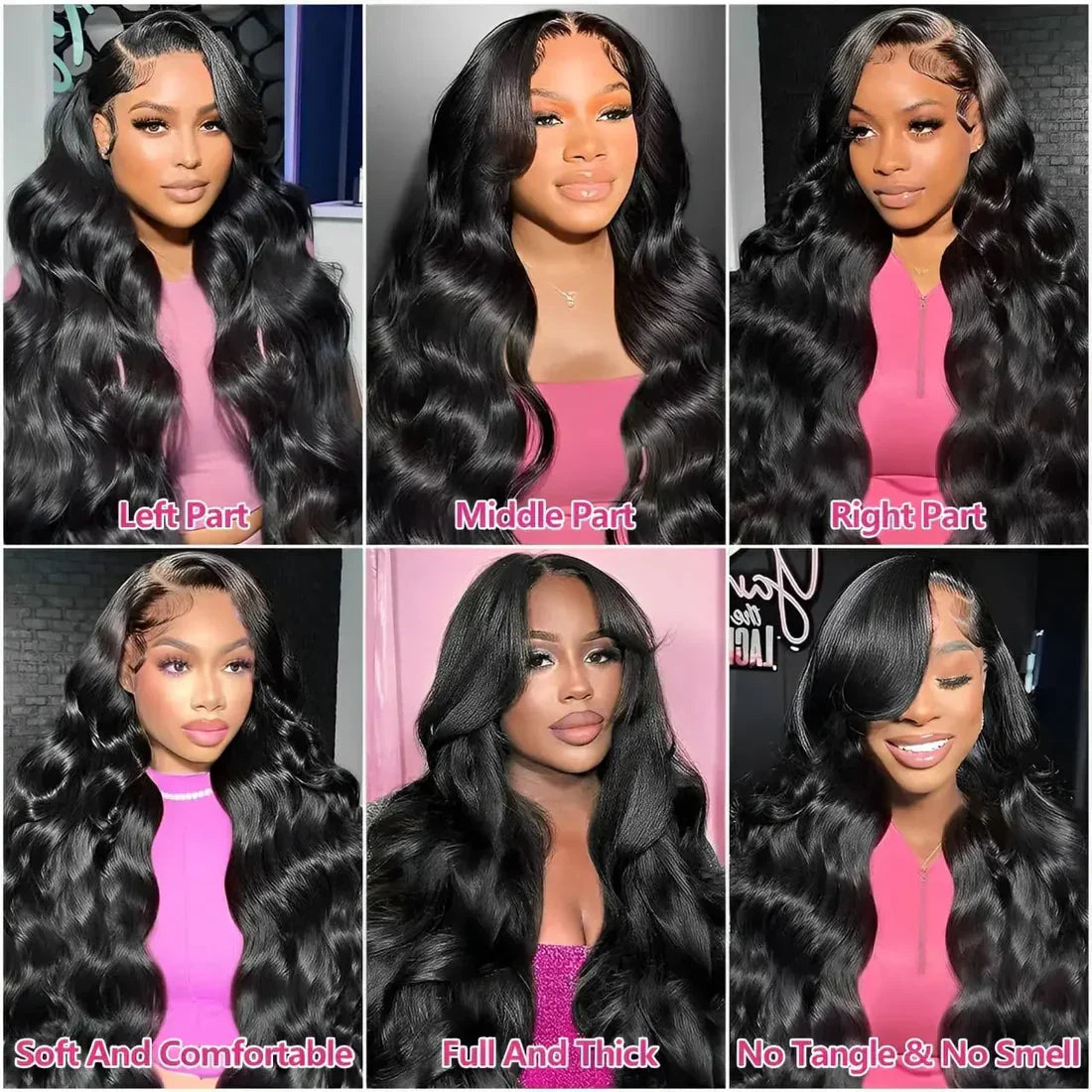 Body Wave Human Hair Curly Wigs