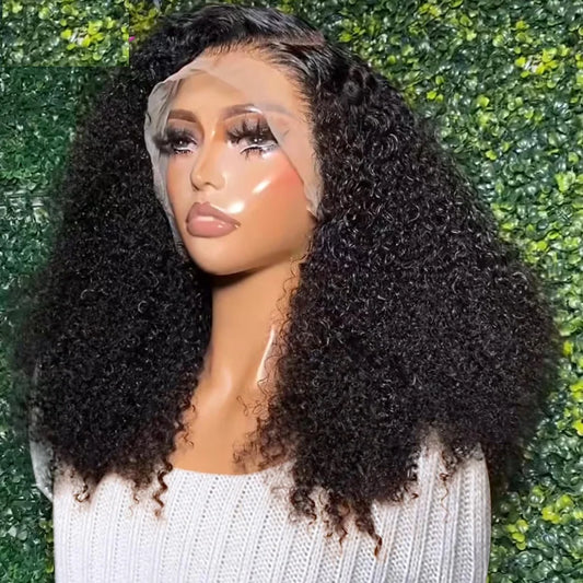 Human Hair Curly Short Bob Wigs