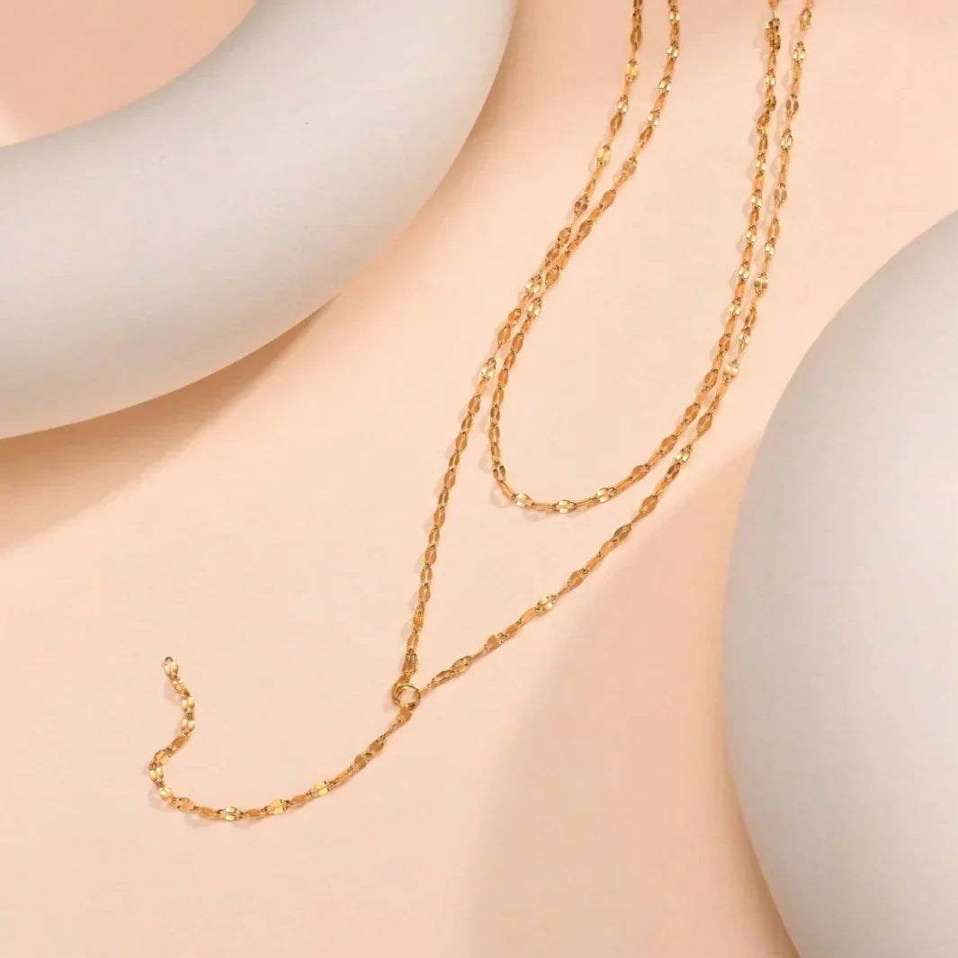 Simple Lasso Y-shaped Pendant Necklace