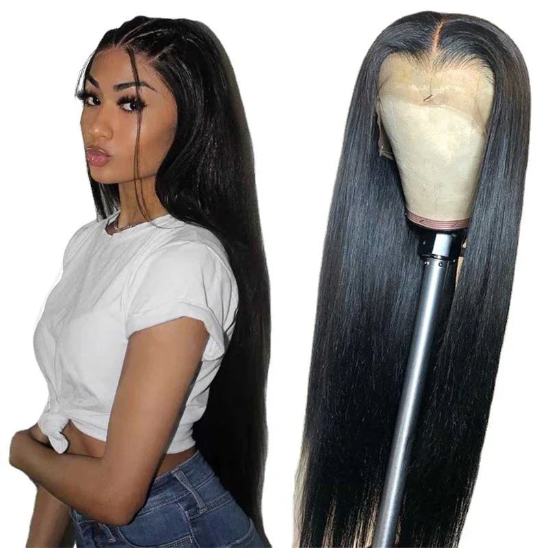 Real Human Hair Long Straight Hair Cover